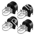 Slankiojančių vartų rinkinys su U formos grioveliu, 4 bėgių ratais / svirties dangteliu