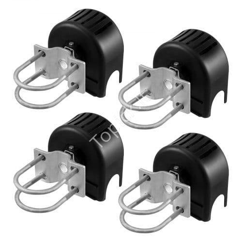 us2FHLHMPJGGLDLX7K6SCV02Fgoods_img-v12Fsliding-gate-kit-m100-1.2.jpg Slankiojančių vartų rinkinys su U formos grioveliu, 4 bėgių ratais / svirties dangteliu - Image 1