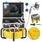 Savaime išsilyginanti 30 m kanalizacijos kamera su 512 Hz lokatoriumi