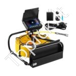 Savaime išsilyginanti 30 m kanalizacijos kamera su 4,3 colių ekranu, 6 LED ir 16 GB kortele