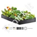 Metalinė dėžutė augalams 240x120x30cm