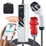 EV įkroviklis (2 tipo, 32A, CEE 32, 7,5m, 230V/400V, 22 kW)