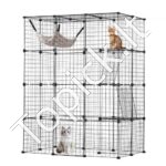 Didelis 4 pakopų kačių narvas 1041x711x1397mm