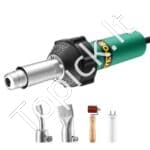 Karšto oro plastiko suvirintojas 1600 W su 4 priedais (PVC, TPO, vinilas)