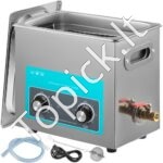 6,5 l ultragarso valytuvas su šildytuvu ir laikmačiu, juvelyrinių dirbinių, akinių, žiedų, dantų protezų ir muzikos instrumentų valymui