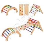 5 in1  Pikler rinkinys Montessori laipiojimo žaislai mažyliams