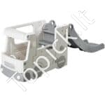 Čiuožykla su laipiojimo kopėčiomis ir autobusų nameliu 1960x540x615mm