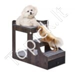 Augintinių dviaukštė lova su laiptais 830x450x675mm