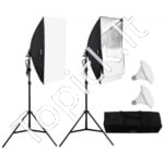 Softbox apšvietimo rinkinys 30W 5500K LED