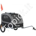 Dviračio priekaba šunims 1440 x 720 x 779 mm iki 40 kg