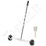 Magnetinis šlavimo įrenginys su ratukais, 38,1 cm, 3,63 kg talpos rankena