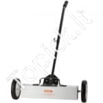 20,4 kg riedantis magnetinis šlavėjas, 46 cm su teleskopine rankena