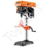 Stalinis gręžtuvas 254 mm, 6,2 A indukcinis variklis, 550 W, 5 greičiai (510-2430 rpm), 0-45° pakreipiamas stalas