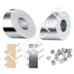 20 vnt. 3,2 mm kabelių turėklų rinkinys su įtempikliu ir gnybtu, skirtas 3,2/4,8 mm vielai