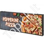 99x41cm programuojamas LED ženklas Slenkanti ekrano lenta P6 Full Color