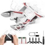 RC lėktuvas amfibija EPP putplasčio su 2,4 GHz nuotolinio valdymo pultu