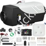 Dyzelinis automobilių oro šildytuvas 8KW, vienos oro išleidimo angos LCD jungiklis, juodai baltas