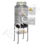 Didelis paukščių narvas su stovu 45,7x35,5x151 cm