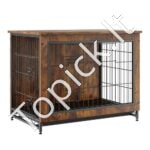 Medinis šunų narvas su dvigubomis durimis 83x56x64 cm