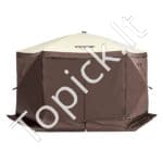 Iškylos pavėsinė palapinė su 6 pusėmis, saulės stoginė, 3.51 x 3.51 x 2.28 m - Image 12