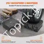 Pistoletų dėklas, 5 pistoletams, juodas, 47.5x41.5x22.3 cm - Image 2