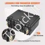 Pistoletų dėklas, 5 pistoletams, juodas, 47.5x41.5x22.3 cm - Image 3