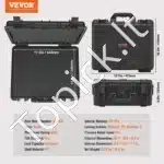 Pistoletų dėklas, 5 pistoletams, juodas, 47.5x41.5x22.3 cm - Image 6