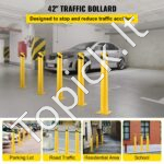 Saugos užtvaras/parkavimo barjeras 107 cm 20 x 20 cm 1 vnt - Image 2