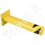 Saugos užtvaras/parkavimo barjeras 107 cm 20 x 20 cm 1 vnt - Image 9