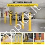 Saugos užtvaras/parkavimo barjeras 122 cm 20 x 20 cm 1 vnt - Image 2