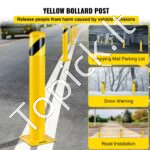 Saugos užtvaras/parkavimo barjeras 91 cm 20 x 20 cm 2 vnt - Image 2