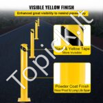 Saugos užtvaras/parkavimo barjeras 91 cm 20 x 20 cm 2 vnt - Image 4