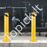 Saugos užtvaras/parkavimo barjeras 91 cm 20 x 20 cm 2 vnt - Image 8