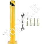 Saugos užtvaras/parkavimo barjeras 91 cm 20 x 20 cm 2 vnt - Image 9