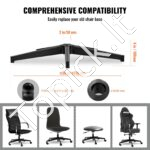 Kėdės bazė su ratukų tvirtinimu ( be ratuku )  Φ710 mm, metalinis - Image 4