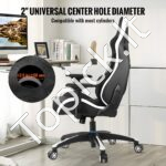 Kėdės bazė su ratukų tvirtinimu  Φ710 mm juoda/balta - Image 2