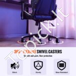 Kėdės bazė su ratukų tvirtinimu  Φ710 mm juoda/balta - Image 3