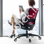 Kėdės bazė su ratukų tvirtinimu  Φ710 mm juoda/balta - Image 7