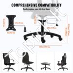 Kėdės bazė su ratukų tvirtinimu  Φ710 mm 100 mm - Image 4