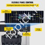 Stalinis ledų gaminimo aparatas 2200 W, 2 x 6 l, 220 V, baltas, su kiaušinių kūgio ir kiaušinių padėklu, nerūdijančio plieno. - Image 5