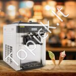 Stalinis ledų gaminimo aparatas 2200 W, 2 x 6 l, 220 V, baltas, su kiaušinių kūgio ir kiaušinių padėklu, nerūdijančio plieno. - Image 2