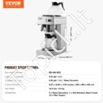 Komercinė filtrinė kavos virimo mašina su 2 stikliniais ąsočiais – 2 x 1,8 L - Image 3