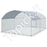 Didelis metalinis paukščių aptvaras 4 x 3 x 2 m su stogu - Image 9