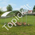 Didelis metalinis paukščių aptvaras 3 x 3,93 x 1,99 m - Image 7