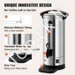 Komercinis karštų gėrimų dozatorius – 16,4 L (110 puodelių), 1500 W - Image 5