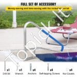 Nerūdijančio plieno baseino turėklas – 137 x 91,4 cm, iki 113 kg apkrova - Image 6