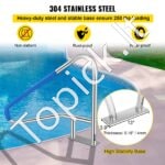 Baseino turėklas – 139,7 x 81,2 cm, nerūdijančio plieno, 113 kg apkrova - Image 4