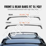 Stogo bagažinės skersiniai Toyota RAV4 2019-2023 118 kg - Image 2