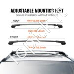 Stogo bagažinės skersiniai strypai 2014–2021 m. Subaru Forester 90 kg - Image 2
