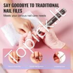 Profesionalus nagų šlifavimo aparatas manikiūrui ir pedikiūrui 30000 aps./min - Image 4